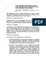 Regimen Disciplinario Policial