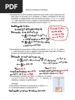 Ejercicios Cinemática de Partículas