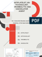 Antiplatelet, Thrombolitik, Antikoagulan, Vasodilator Referat Vaskular