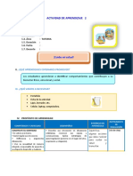 D2 A2 SESIÓN ¡Cuido Mi Salud