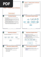 Chapter 17: Database System Architectures