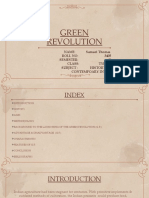 Green Revolution - History of Contemporary India