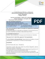 Guía de Actividades y Rúbrica de Evaluación - Fase 1 - Aclarar Términos y Conceptos Del Curso