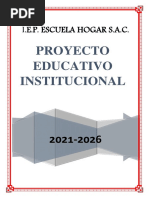 Proyecto Educativo Institucional Secundaria 2022