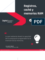 Registros, Caché y Memorias RAM