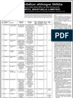 HPCL Biofuels Ad For Management 03-05-2011 English