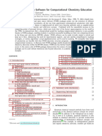 Free and Open Source Software For Computational Chemistry Education