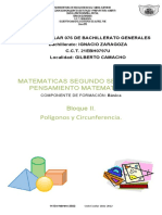 PLAN DE ACOMPAÑAMIENTO PENSAMIENTO MATEMATICO II SE B Bloque II