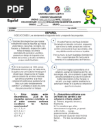 Exámen Diagnostico 6°