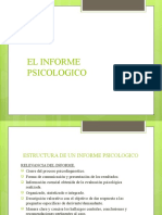 Informe Psicologico de La Personalidad