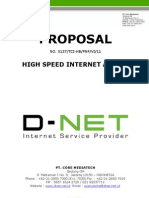 D-NET Proposal Internet Access Dedicated Line Service 2011 (Wisnu Utomo)