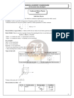 CMP - Physics Notes