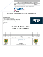 Tender Form C Work Execution Plan