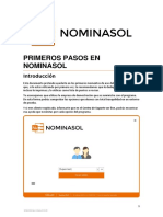 NOMINASOL - Primeros Pasos