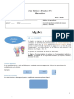 Guia 1 Algebra