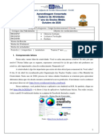 1º Ano - LGG - Caderno de Atividade - Outubro - EM