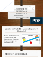 Control de Ingeridos y Eliminados