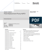 Axial Piston Fixed Diplacement Pump A2FO: RE 91 401/07.05 1/24 Replaces: 09.04