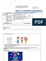 Actividad de Aprendizaje-LEEMOS UN CUENTO