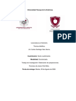 Elaboración de Preparaciones de Alimentos