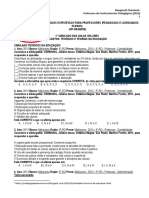 1º SIMULADO - Somente Teoricos - 1 Parte. Alunos