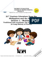 G11SLM1 21st Century Literature Q1 SHSPH