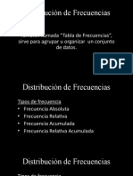 Distribución de Frecuencias