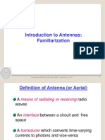 Introduction To Antennas - Familiarization