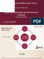 Curso Bases Estructurales Del Movimiento. Primer Semestre