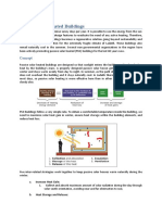 About Passive Solar Heated Buildings