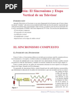 Lección - El Sincronismo y Etapa Vertical de Un Televisor para Convertir de PDF A