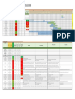 Mock Up Schedule