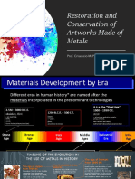 Restoration and Conservation of Artworks Made of Metals