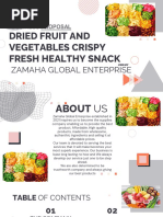 Dried Fruit and Vegetables Crispy Fresh Healthy Snack: Zamaha Global Enterprise