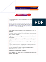 IGCSE English - Summary Writing