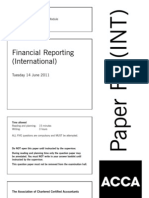 F7-FINANCIAL REPORTING - ACCA (INT) 2011 Jun