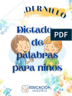 Cuadernillo Lectura de Palabras - Educacion Maestros