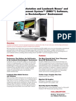 HP Xw8400 Workstation and Landmark Nexus and Decision Management System™ (DMS™) Software, Optimized For The Decisionspace Environment