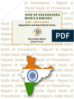 Hand Book of Procedures Export & Import - Appendices and Aayat Niryat Forms