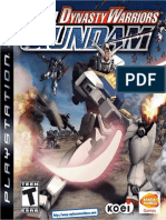 Dynasty Warriors - Gundam - Manual - PS3