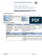 Ada 03 Experiencia de Aprendizaje 04 - Tercero y Cuarto Grado