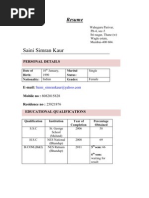 Simran CV