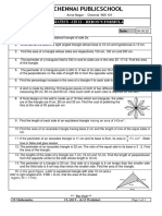 Chennai Public School: Mathematics - CH 12 - Heron'S Formula