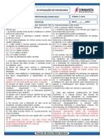 2 Aval. PROVA MEDIO 2022 - Humanas - 1º Ano - Sociologia - MC