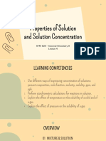 Lesson 4 Solution Chemistry