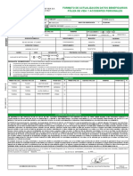 Formato de Actualización Beneficiarios Vida y AP HDI