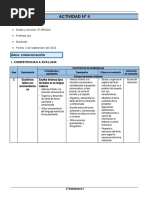 3er Grado - Actividad Del Dia 02 de Setiembre