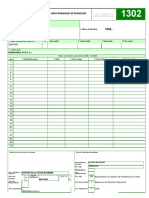 Formulario 1302 Solicitud de Facturacion