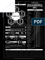 Build Jorge - Ordem Paranormal RPG