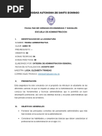 Programa de Teoria Administrativa (Uasd)